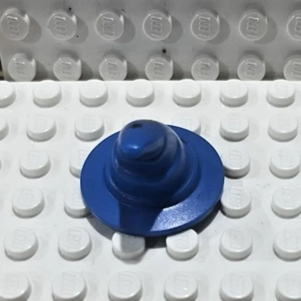 Lego Minifigure Wizard/Witch Hat With Silver Buckle And Stars